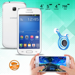 2 In 1 Bundle Offer Samsung Galaxy Trend S S7568 R, Black,Mobile Joystick Dual Analog Smartphone Gaming, SM866
